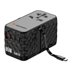 Adapter podróżny Verbatim Charge 'n' Travel GaN III | PartsPC.pl
