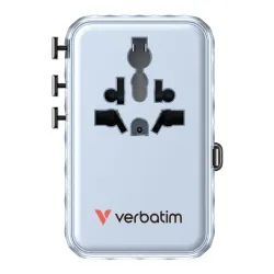Adapter podróżny Verbatim Charge 'n' Travel GaN III | PartsPC.pl