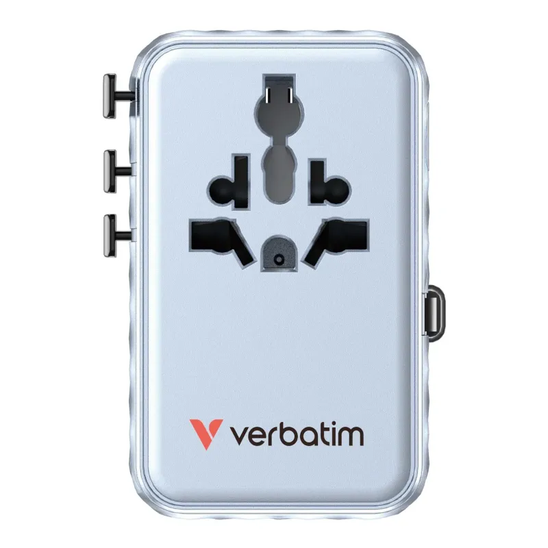 Adapter podróżny Verbatim Charge 'n' Travel GaN III | PartsPC.pl