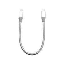 Kabel Verbatim USB-C(M) - USB-C(M) 3.1 Gen 2 0.3m srebrny | PartsPC.pl