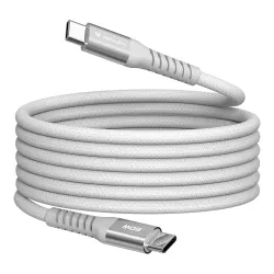 Kabel Verbatim USB-C(M) - USB-C(M) 1,2m, 60W, PD, szary | PartsPC.pl