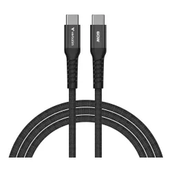 Kabel Verbatim USB-C(M) - USB-C(M) 1,2m, 60W, PD, czarny | PartsPC.pl