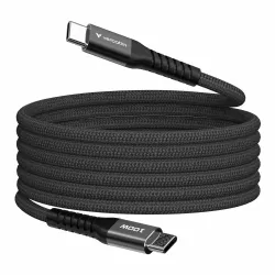 Kabel Verbatim USB-C(M) - USB-C(M) 1,2m, 100W, PD, czarny | PartsPC.pl