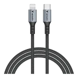 Kabel Verbatim USB-C(M) - Lightning 1,2m, 60W, czarny | PartsPC.pl