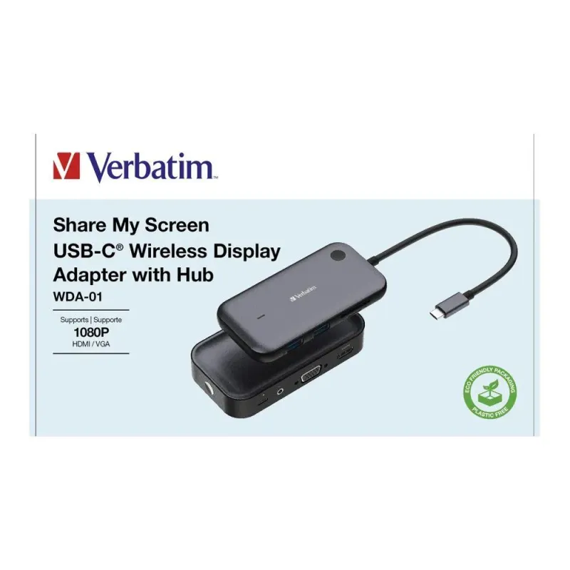 Transmiter obrazu Verbatim WDA-01 bezprzewodowy z | PartsPC.pl