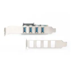 Kontroler USB 3.0 DIGITUS PCIe, 4x USB 3.0, Chipset VL805 | PartsPC.pl