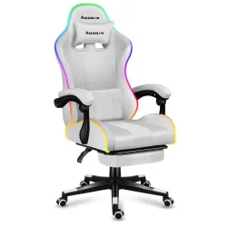 Fotel gamingowy Huzaro FORCE 4.7 RGB White Mesh | PartsPC.pl