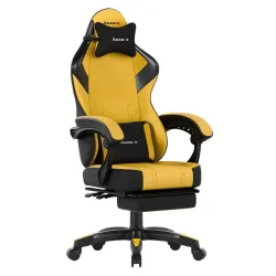 Fotel gamingowy Huzaro Force 3.7 Yellow | PartsPC.pl
