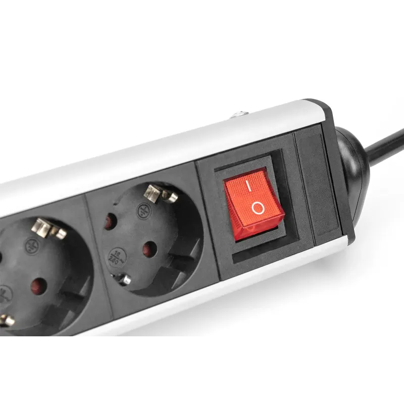 Listwa zasilająca DIGITUS biurowa 45° 6 gniazdowa | PartsPC.pl