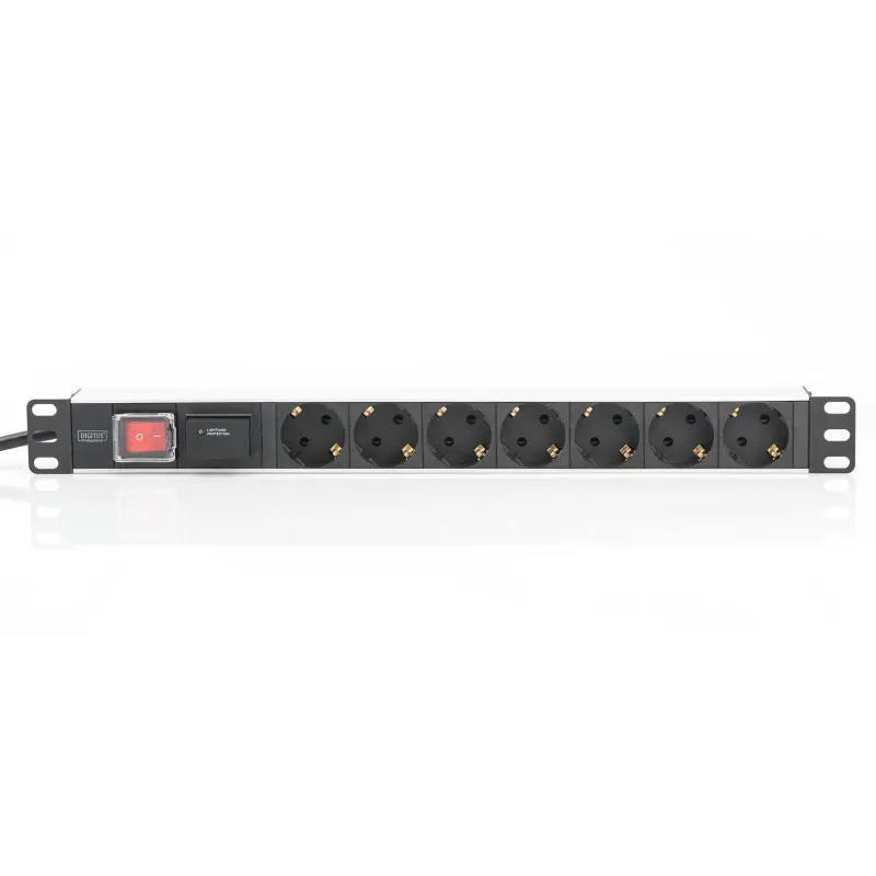 Listwa zasilająca DIGITUS 19" 1U 7 gniazd 16A 2m | PartsPC.pl