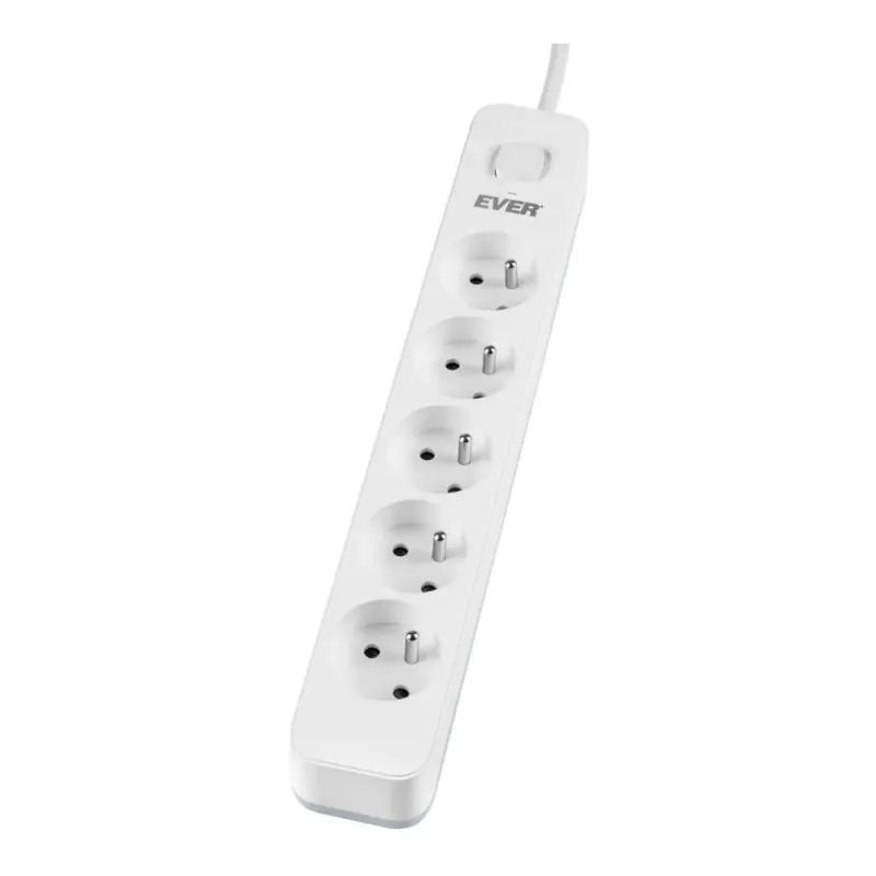 Listwa antyprzepięciowa Ever Protect 5PL 3m biała | PartsPC.pl