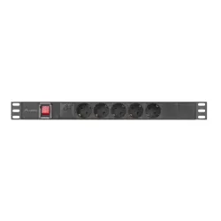 Listwa zasilająca Lanberg Rack PDU 19" 1U 16A 5x 230V... | PartsPC.pl