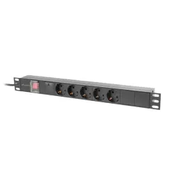 Listwa zasilająca Lanberg Rack PDU 19" 1U 16A 5x 230V... | PartsPC.pl