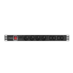 Listwa zasilająca Lanberg do RACK 1U 16A PDU 4x PL + 4x | PartsPC.pl