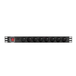 Listwa zasilająca Lanberg do RACK 1U 16A PDU 8x PL 2m | PartsPC.pl