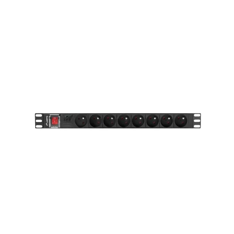 Listwa zasilająca Lanberg do RACK 1U 16A PDU 8x PL 2m | PartsPC.pl
