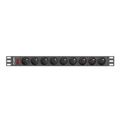Listwa zasilająca Lanberg do RACK 1U 16A PDU 19" 9x PL | PartsPC.pl