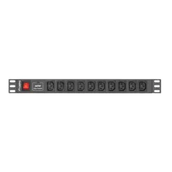 Listwa zasilająca Lanberg do RACK 1U 10A PDU 10x IEC C13 | PartsPC.pl
