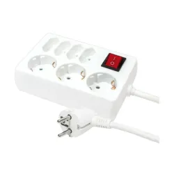 Listwa zasilająca LogiLink LPS210 7 gniazd Schuko/Euro | PartsPC.pl