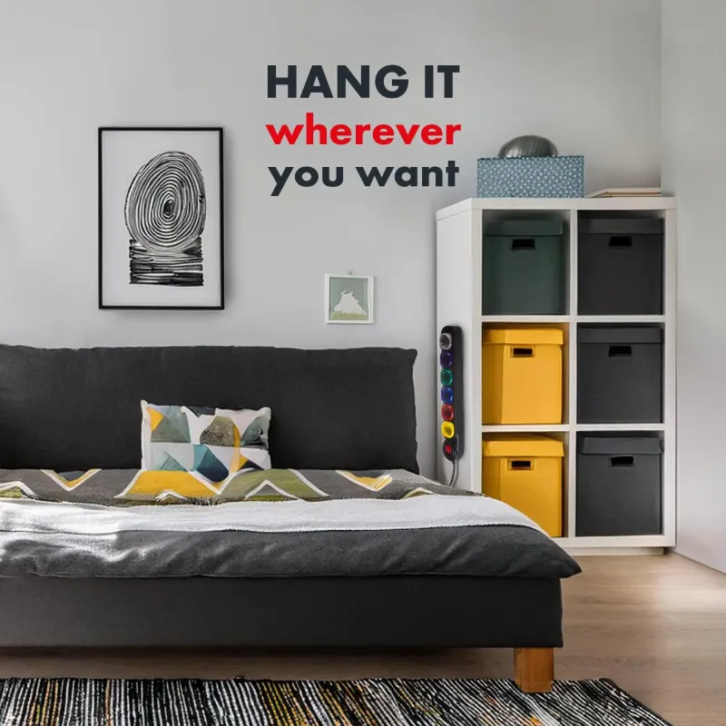 Listwa zasilająca Maclean MCE509 B przedłużacz 6 gniazd, | PartsPC.pl