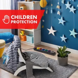 Listwa zasilająca Maclean MCE509 B przedłużacz 6 gniazd, | PartsPC.pl