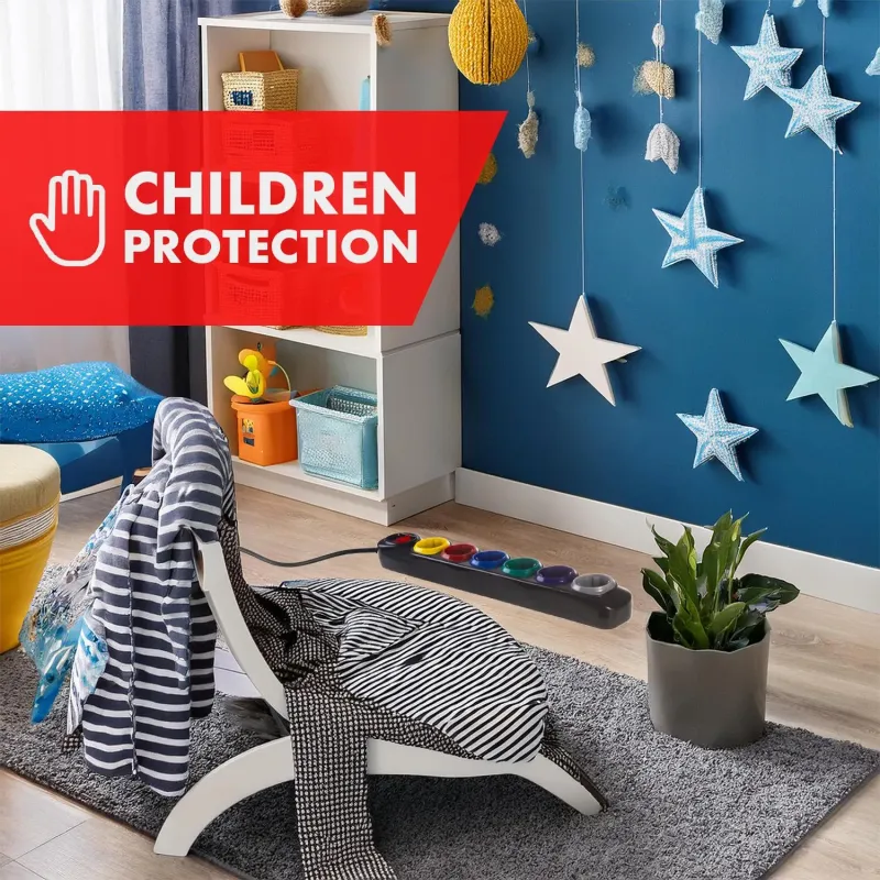 Listwa zasilająca Maclean MCE509 B przedłużacz 6 gniazd, | PartsPC.pl