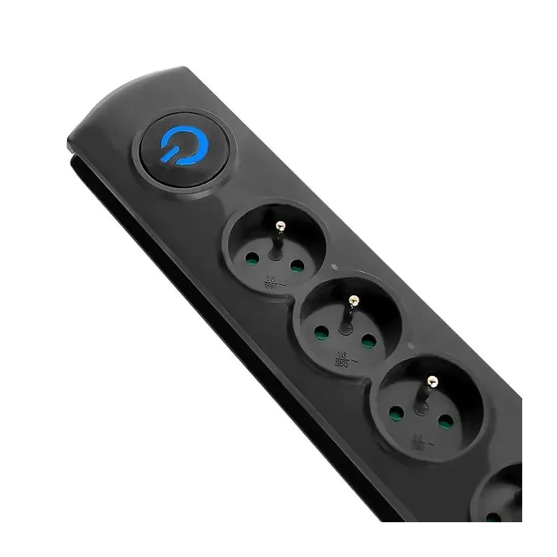 Listwa zasilająca antyprzepięciowa Qoltec | 4 gniazda | | PartsPC.pl