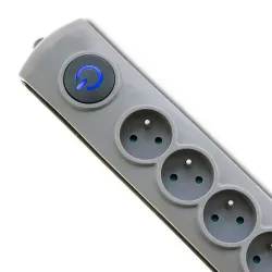 Listwa antyprzepięciowa Qoltec 6 gniazd | 5m | PartsPC.pl