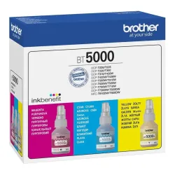 Zestaw tuszy Brother BT5000CLVAL C/M/Y | PartsPC.pl