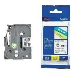 Taśma Brother P-Touch TZe-211 6mm x 8m (TZE211) - biała, | PartsPC.pl