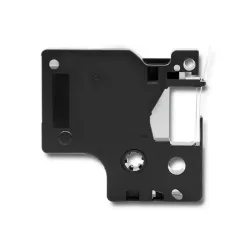 Taśma Qoltec do DYMO D1 40913 | 9mm x 7m | Biała/ Czarny | PartsPC.pl