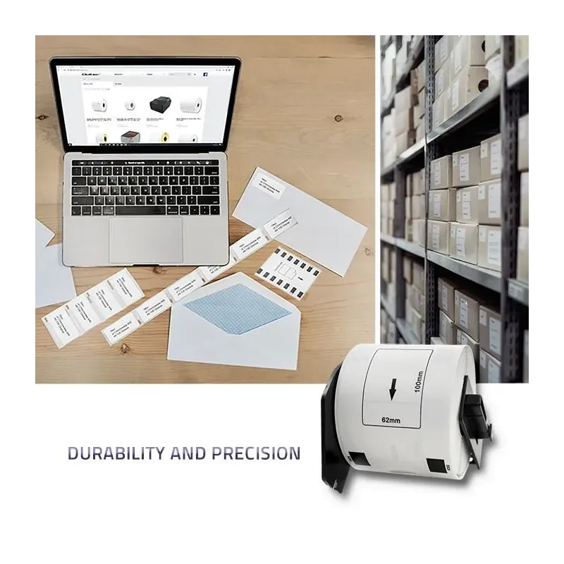 Taśma Qoltec do BROTHER DK-11202 | 62mm x 100mm | 300 | PartsPC.pl