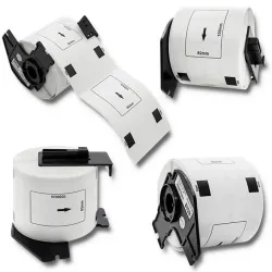 Taśma Qoltec do BROTHER DK-11202 | 62mm x 100mm | 300 | PartsPC.pl