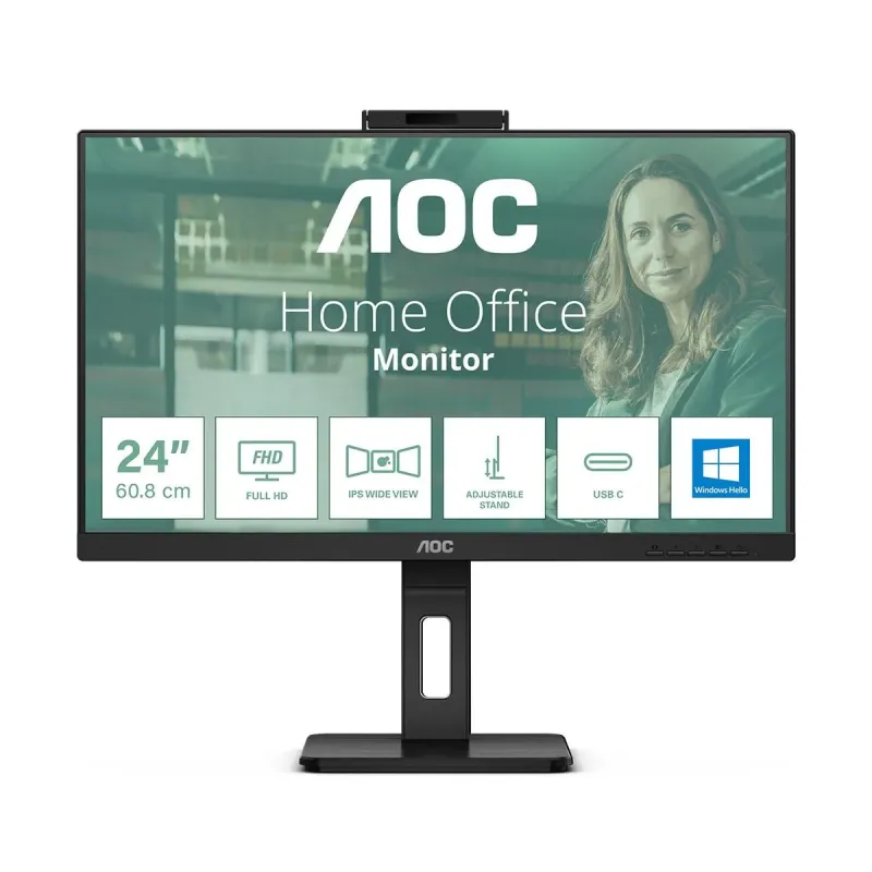 Monitor AOC 23,8" 24P3CW HDMI DP USB-C głośniki 2x5W | PartsPC.pl