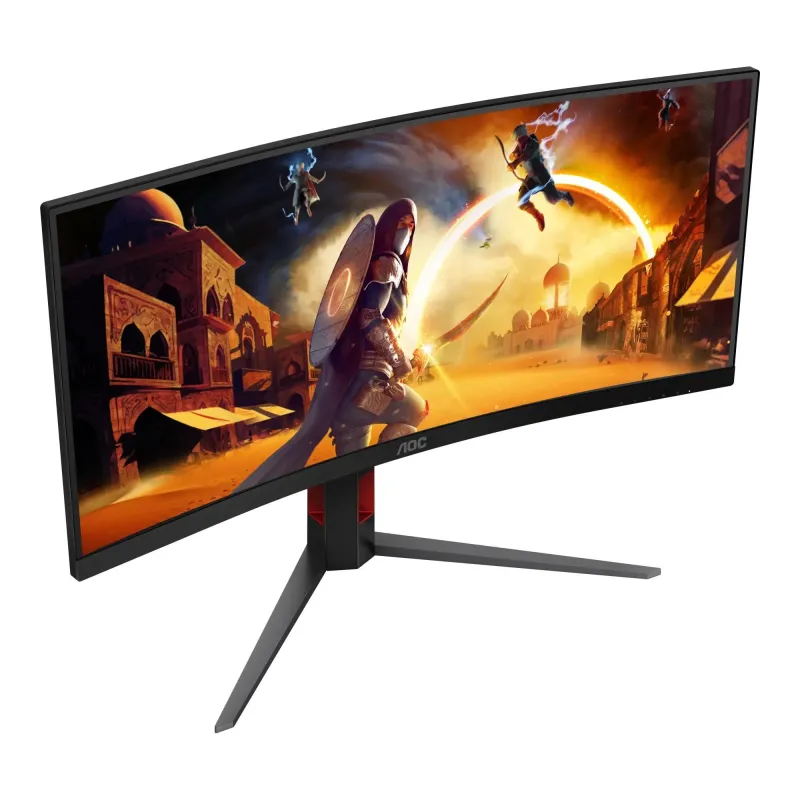 Monitor AOC 34" CU34G4 Fast VA WQHD 180Hz 2xHDMI DP | PartsPC.pl