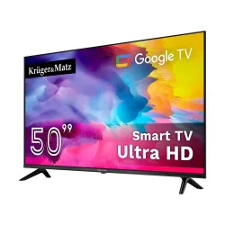 Telewizor Kruger&Matz 50" UHD Google TV, DVB-T2/S2/T/C | PartsPC.pl