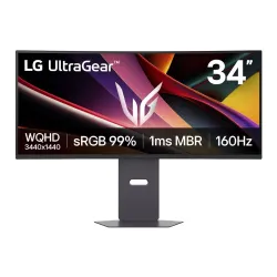 Monitor LG 34" UltraGear 34G600A-B Curved VA WQHD 160Hz | PartsPC.pl