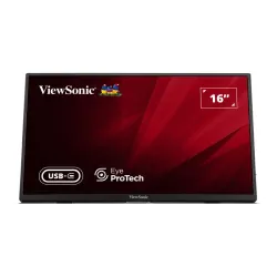 Monitor ViewSonic 16" VA1650 IPS FHD 60Hz HDMI 2xUSB-C | PartsPC.pl