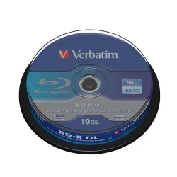 Płyty BD-R Verbatim 50 GB SL DataLife Cake 10 | PartsPC.pl