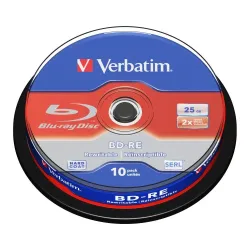Płyty BD-RE Verbatim SL 25GB 2x Hard Coat (Spindle 10) | PartsPC.pl