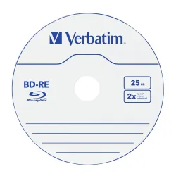 Płyty BD-RE Verbatim SL 25GB 2x Hard Coat (Spindle 10) | PartsPC.pl