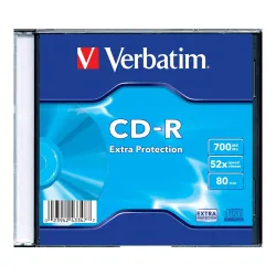Płyta CD-R Verbatim 700MB Extra Protection (slim 1) | PartsPC.pl