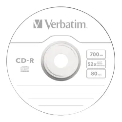 Płyta CD-R Verbatim 700MB Extra Protection (slim 1) | PartsPC.pl