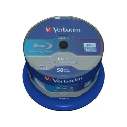Płyty BD-R Verbatim 25GB X6 Datalife (Cake 50) | PartsPC.pl