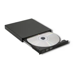 Nagrywarka Qoltec DVD-RW zewnętrzna | USB2.0 | czarna | PartsPC.pl