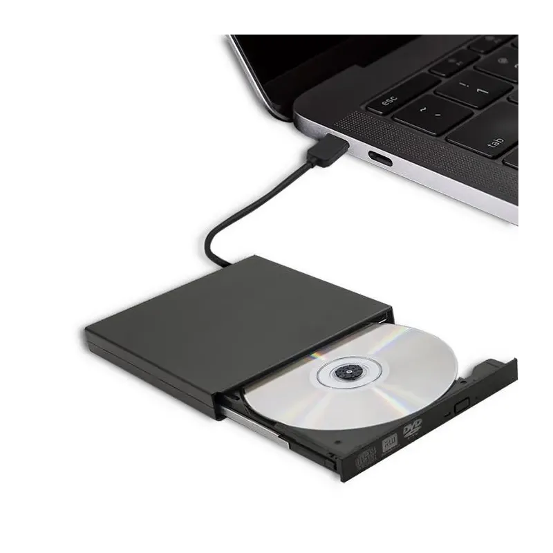 Nagrywarka Qoltec DVD-RW zewnętrzna | USB2.0 | czarna | PartsPC.pl