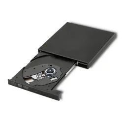Nagrywarka Qoltec DVD-RW zewnętrzna | USB2.0 | czarna | PartsPC.pl