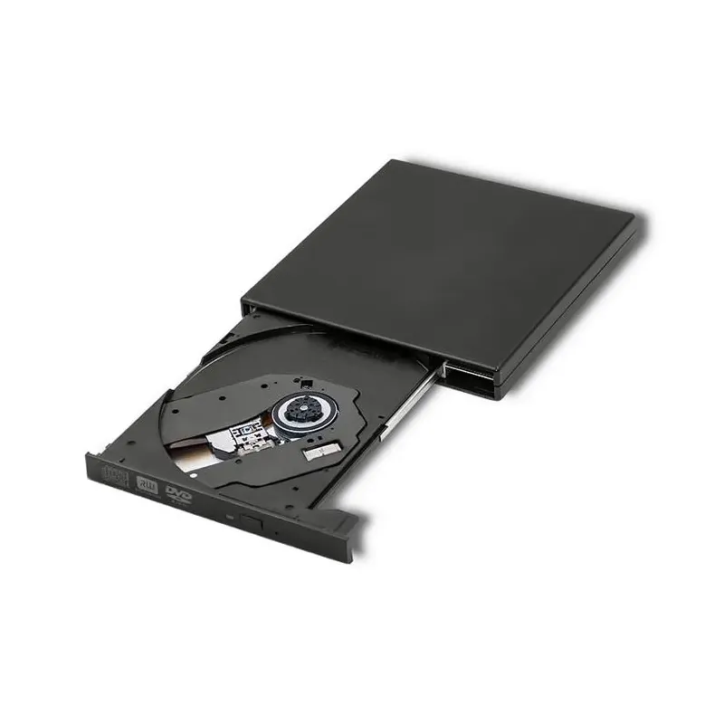 Nagrywarka Qoltec DVD-RW zewnętrzna | USB2.0 | czarna | PartsPC.pl