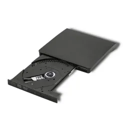 Nagrywarka Qoltec DVD-RW zewnętrzna | USB3.0 | czarna | PartsPC.pl
