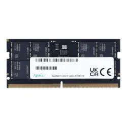 Pamięć SODIMM DDR5 Apacer 32GB (1x32GB) 4800MHz CL40 1,1V | PartsPC.pl